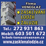 Veneglaz, zaslívání lodžií, stínicí technika c