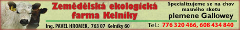 zemědělská ekologická farma kelníky a